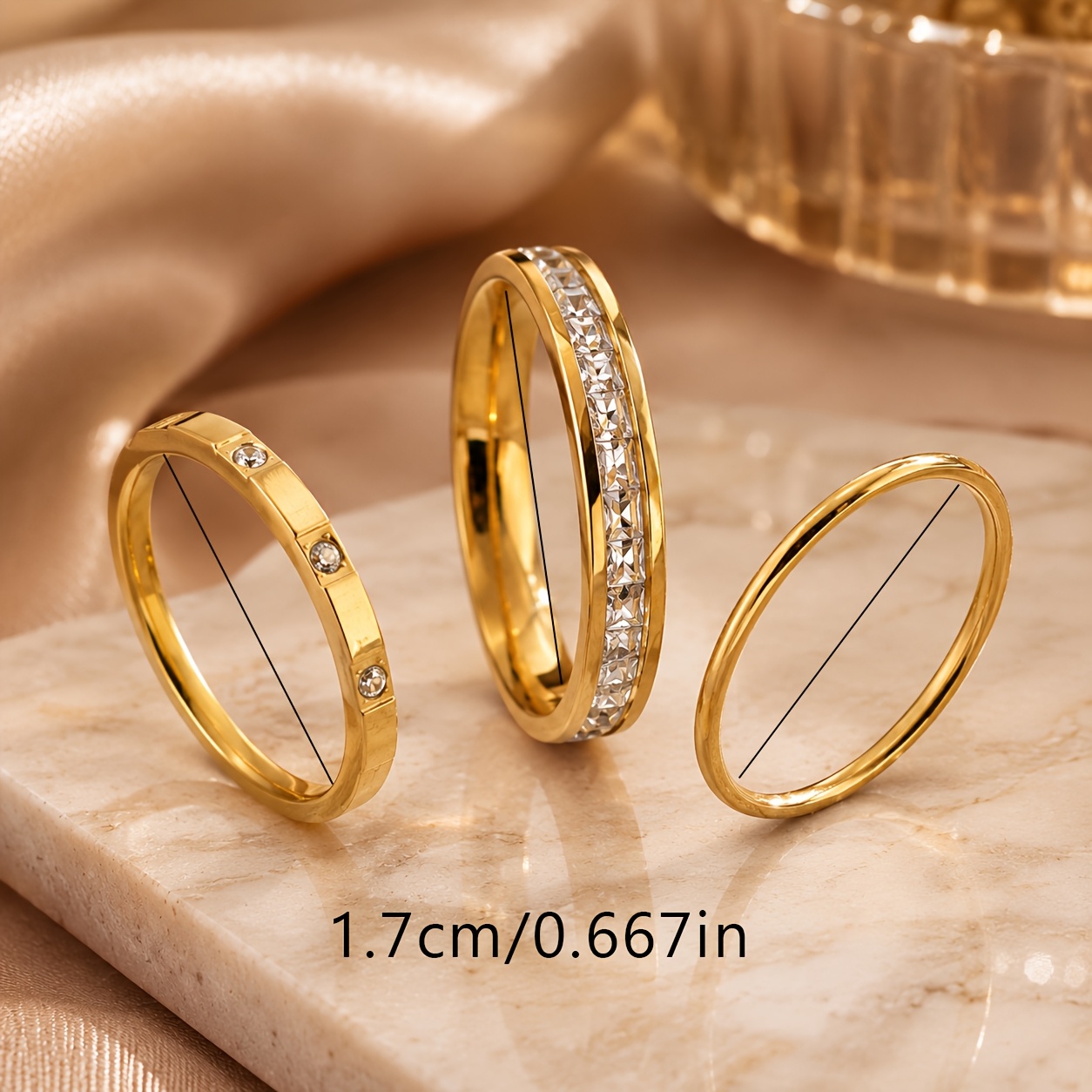 4pc Outfit Jewelry Set, Multi-Piece Stackable Accessories